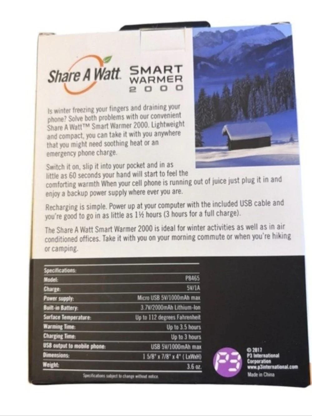 Share A Watt Smart Warmer 2000 in Silver - Bundle Of 2